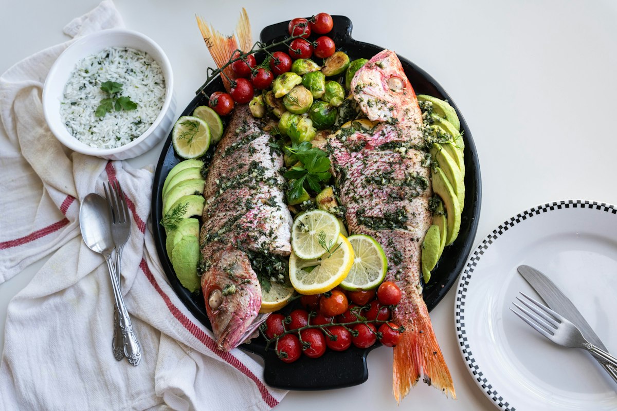 Poisson gras et fruits de mer