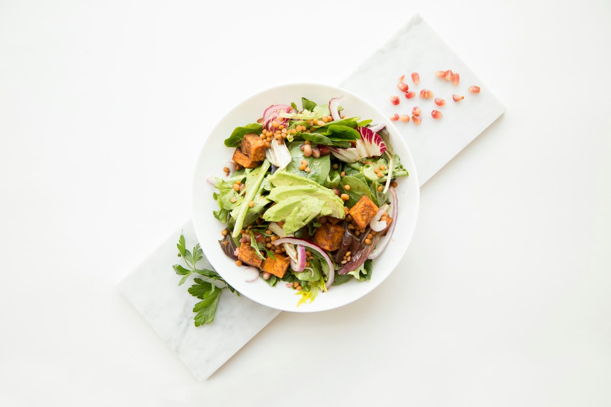 Salade fraîche et composée