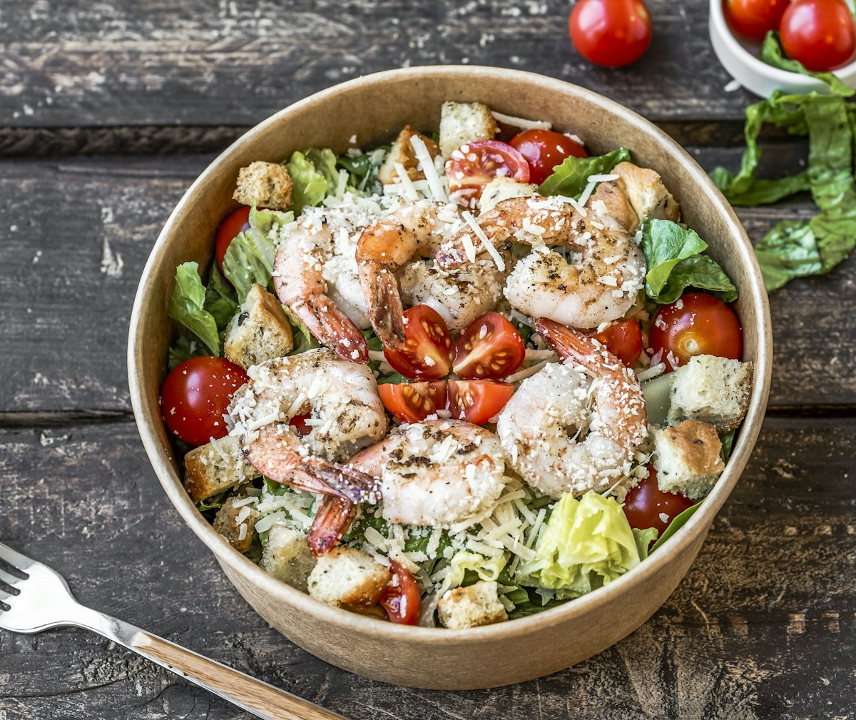 Salade fraîche et composée