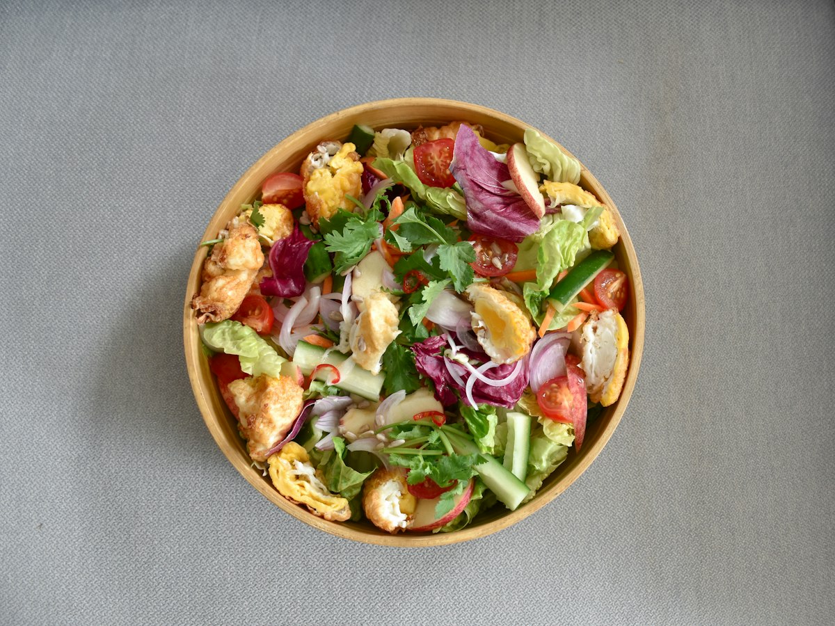Salade fraîche et composée